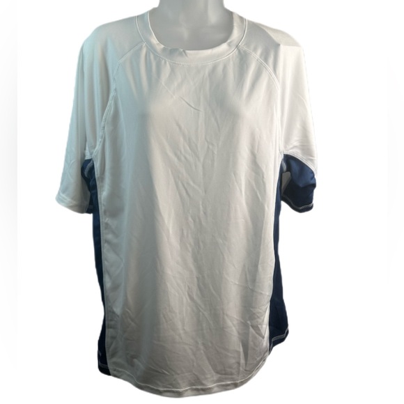 Kanu Surf Men's Short Sleeve UPF 50 Swim Shirt Rash Guard Sun Shirt/size Large - Picture 2 of 8